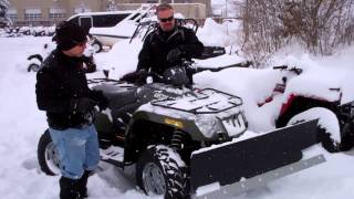 2013 Arctic Cat ATV 500 4x4 EFI with Snow Plow [upl. by Faxen]