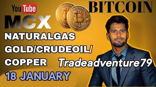 Live trading mcx  18 January  crude oil amp natural gas  commodity trading live mcxlive bitcoin [upl. by Virgina736]