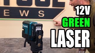 Makita Self Leveling Green Crossline Laser [upl. by Perrie]