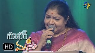 Kallaloki Kallu Petti Song  Chithra Performance  Super MastiVijayawada  26th March 2017 [upl. by Rabma]