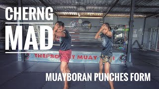 Muayboran punches form [upl. by Einhpad284]