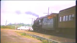 Trains At Pemberton Train station New Jersey 1940s [upl. by Enyalahs]