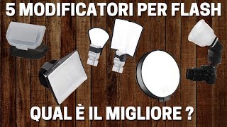 5 MODIFICATORI per il FLASH A SLITTA sotto i 20 euro a confronto Qual è il migliore [upl. by Perloff]