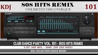 80s HITS REMIX Club Dance Party 101  KDJ 2023 [upl. by Eniar]