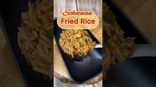 Schezwan fried rice 🌾ll sezwan fried rice recipe rice chineserice shortsfeed recipe viralshort [upl. by Klimesh]