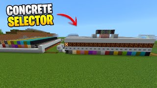 SELECCIONADOR DE CONCRETO PARA MINECRAFT BEDROCK 119  DUPLICADOR DE ARENA [upl. by Anirrok838]