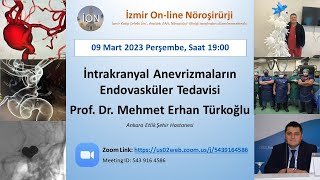 İON 327 Lecture Türkoğlu Anevrizmaların Endovasküler Tedavisi 090323 [upl. by Giark]