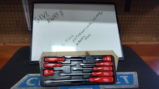 info on the KTOOL international screwdriver set give away [upl. by Wendeline149]