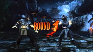 Mortal Kombat 9  Nightwolf and Raiden Tag Ladder Expert No MatchesRounds Lost [upl. by Anneyehc]