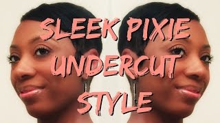 Sleek Pixie Undercut Style [upl. by Epilif]