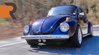 Modified 1974 VW Super Beetle Drag Car  The Autobahn Barn Find [upl. by Aurelio]