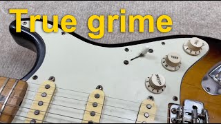 Vintage Tokai Goldstar MIJ strat set up [upl. by Ynner]