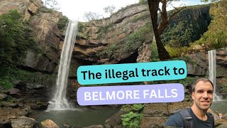 The Illegal track to Belmore Falls  Sydney Waterfalls [upl. by Emmye]