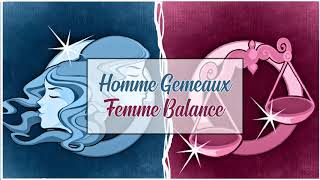 Homme Gémeaux ♊ Femme Balance ♎  Compatibilité Amoureuse [upl. by Zacharie]