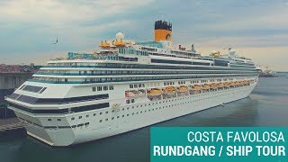 Costa Favolosa Rundgang  Ship Tour [upl. by Carlos]