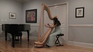 Ravel Tzigane  harp cadenza [upl. by Alletnahs126]