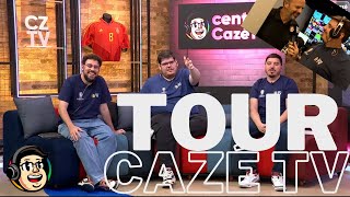 TOUR INÉDITO PELA NOVA SEDE DA CAZÉ TV  É GIGANTE TÁ [upl. by Acisset294]