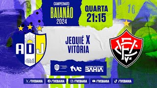 JEQUIÉ 1 x 0 VITÓRIA  PARTIDA COMPLETA  BaianãoNaTVE  31012024 [upl. by Yelyr564]