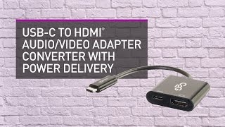 USBC to HDMI AV Adapter with Power [upl. by Irwinn]