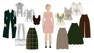 Creating a ScottishEdwardian inspired Historybounding Capsule Wardrobe [upl. by Byrle]