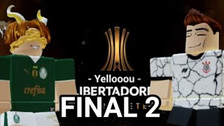 Palmeiras X Corinthians  Final 2  Libertadores  Maracanã Realista  Roblox [upl. by Osanna]