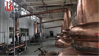 Boben Factory 3500L amp 2500L Two Pot Stills Whiskey Distillation Equipment [upl. by Damha]