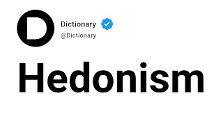 Hedonism Meaning In English [upl. by Naruq824]