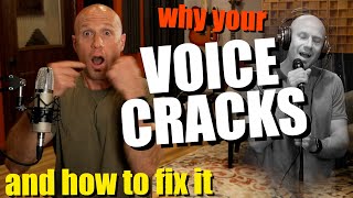 Why Your Voice Cracks And How To Fix It Stop Voice Cracking amp Use It For Good  2 Key Exercises [upl. by Strage]