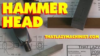 THE HAMMERS HEAD TAPER amp PARALLEL TURNING GROOVING DIE THREADING IN A 4 JAW CHUCK MARC LECUYER [upl. by Nowd]