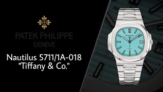 Reviewing the Patek Philippe nautilus 57111A018 quotTiffany amp Coquot 170th Year Anniversary Edition [upl. by Llehcim827]