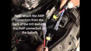 H4 HighLow HID Kit installation [upl. by Dibri976]