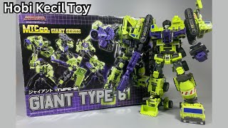 Transformers Maketoys Giant Type61 aka Constructicon Devastator [upl. by Anabel740]