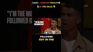 Why 🎙️Cristiano🏆Ronaldo⚽ followed guy🤾🏻in the world 🌎 [upl. by Ailbert455]