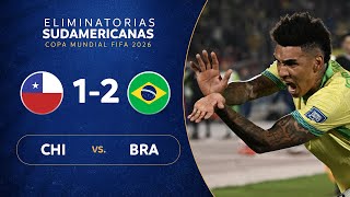 CHILE vs BRASIL 12  RESUMEN  ELIMINATORIAS SUDAMERICANAS  FECHA 9 [upl. by Cobb309]