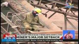 Cortec Mining suffers major setback as ruling is upheld [upl. by Emilia]