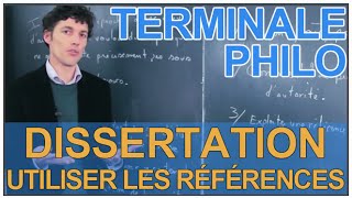 Dissertation  utiliser les références  Philosophie  Terminale  Les Bons Profs [upl. by Aiepoissac]