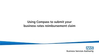 Using Compass to submit your business rates reimbursement claim [upl. by Ydroj972]