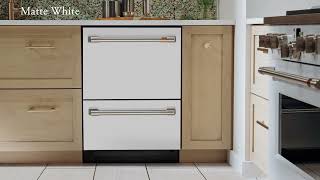 Café Double Dishwasher Drawer with Customizable Style [upl. by Hanus338]