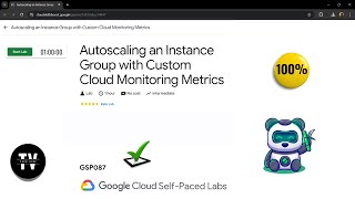 Autoscaling an Instance Group with Custom Cloud Monitoring Metrics  GSP087  Solution [upl. by Husain855]