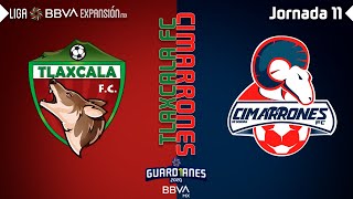 Resumen  Tlaxcala 2  1 Cimarrones  Jornada 11  Guard1anes2020  Liga BBVA Expansión MX [upl. by Notnef665]