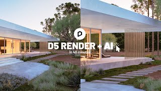 D5 Render Full Beginner Tutorial [upl. by Rifkin]