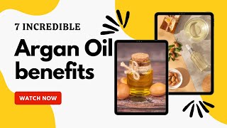 Health Benefits of Argan Oil 7 Incredible Benefits for Hair Beard Skin and More [upl. by Amikehs]