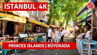 Princes’IslandsBüyükadaAdalar Istanbul Paradise 2023 Walking Tour4k 60fps [upl. by Vaules552]