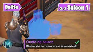 Recevoir votre prochain objectif à BourgJonesy Fortnite Quête de saison Chapitre 3 saison 1 [upl. by Stoat]