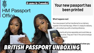 BRITISH PASSPORT UNBOXING British Citizenship Naturalisation processing timeline🇬🇧 [upl. by Chuu]