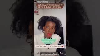 3 CONSEILS POUR PRENDRE SOIN DE TES CHEVEUX EN HIVER cheveuxnaturels trichologist cheveuxcrepus [upl. by Silloh]