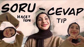 HACETTEPE TIP HAKKINDA MERAK ETTİKLERİNİZ SORULARINIZI CEVAPLIYORUM hacettepe tıp sorucevap [upl. by Joannes]