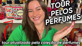 TOUR PELA MINHA COLEÇÃO DE PERFUMES  tour atualizado pelos perfumes NATURA e OBOTICÁRIO parte I [upl. by Annair]