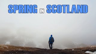 A Quick Scottish Munro Hike in winter spring [upl. by Nnaylrebmik]