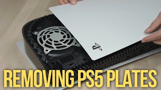 How to Remove PS5 Side Plates and Put Them Back On [upl. by Claribel]